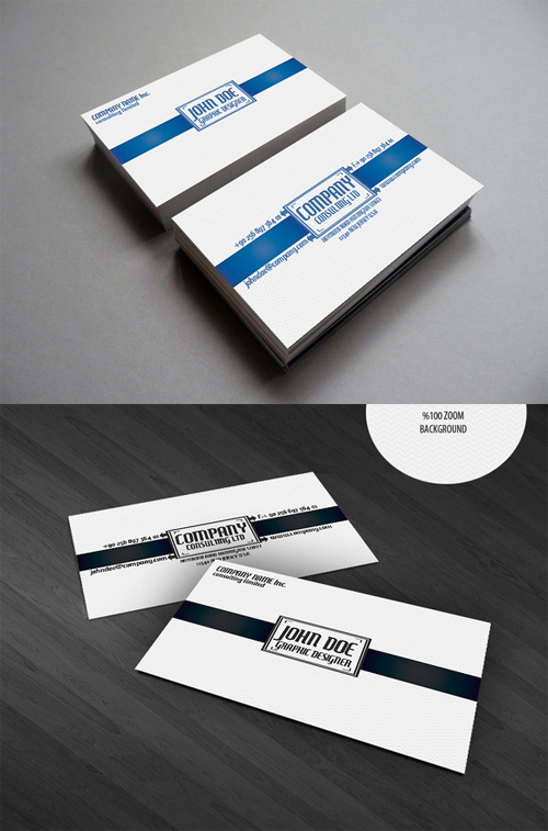Simplicity Business Card Template PSD