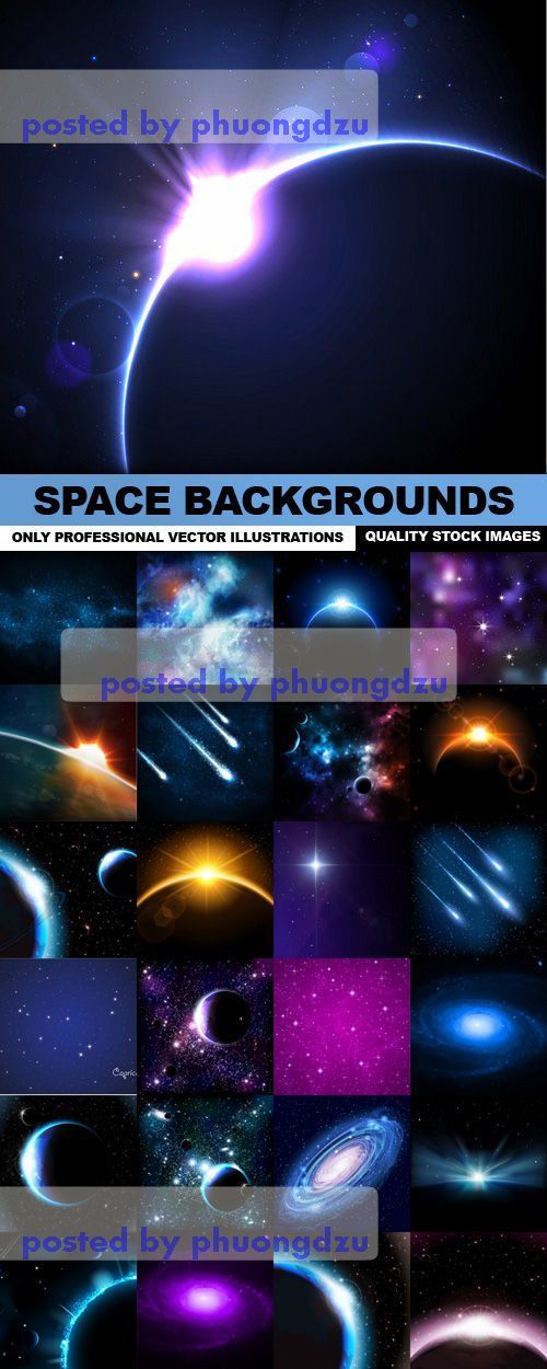 Space Backgrounds  Vector