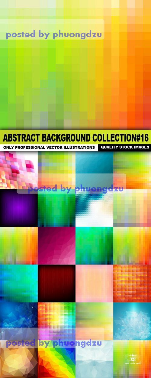 Abstract Background Collection Vector 16