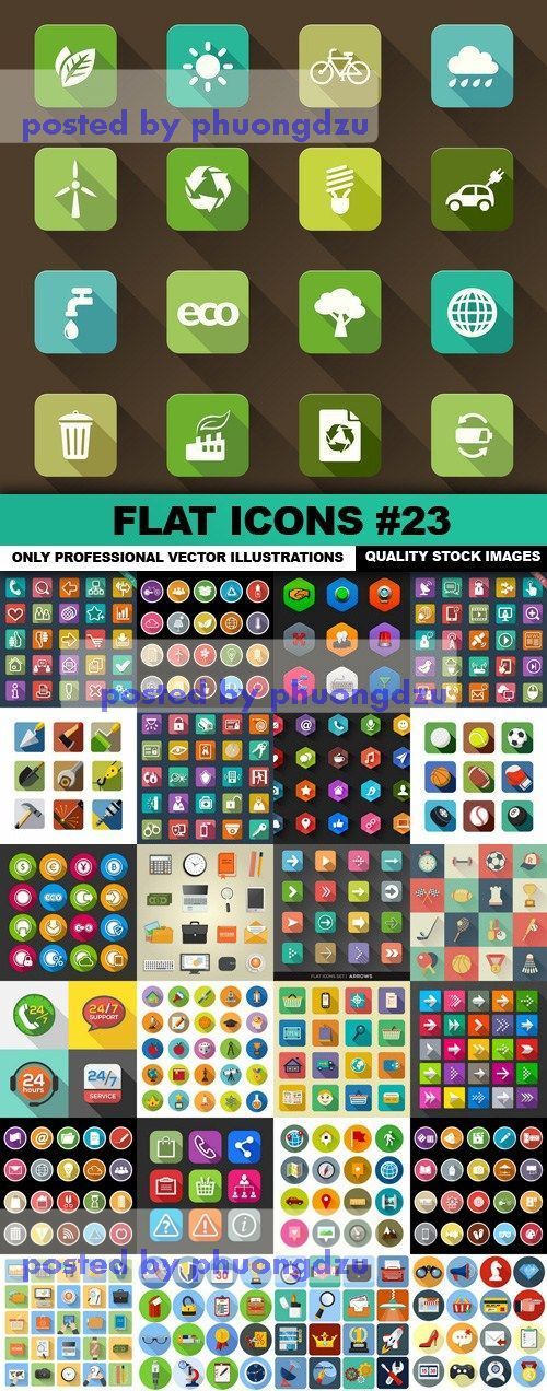 Flat Icons 23