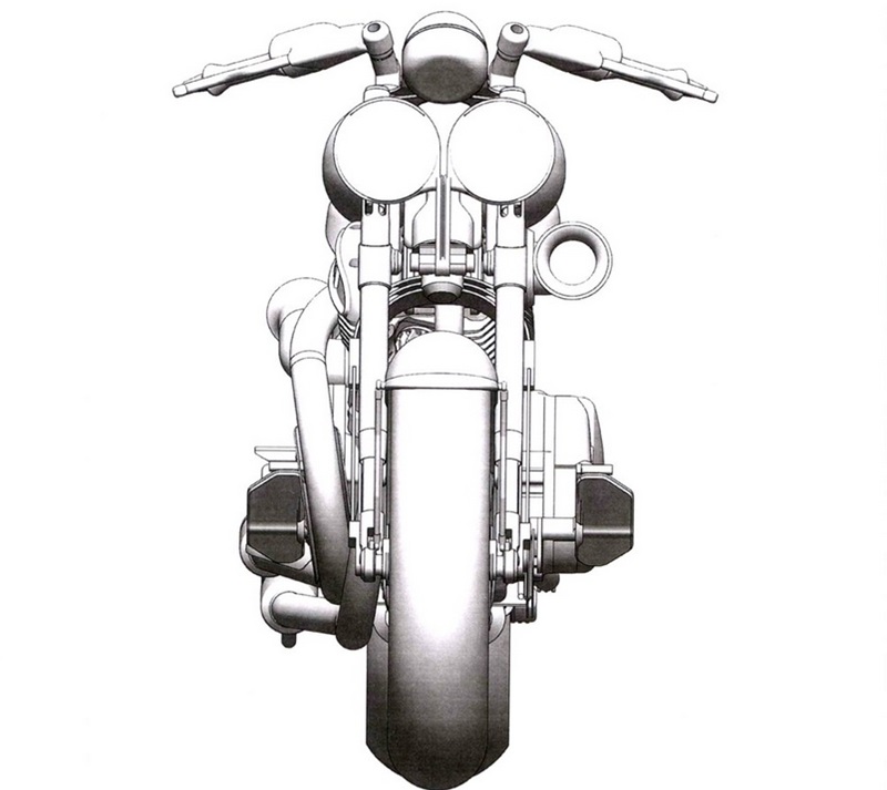 Эскизы современного мотоцикла Matchless