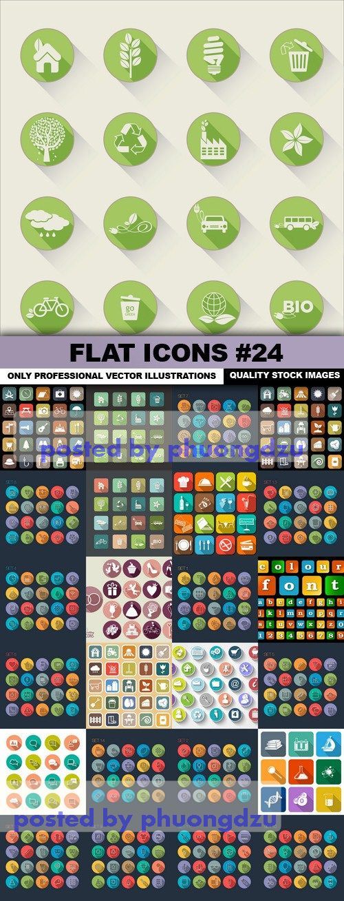 Flat Icons 24