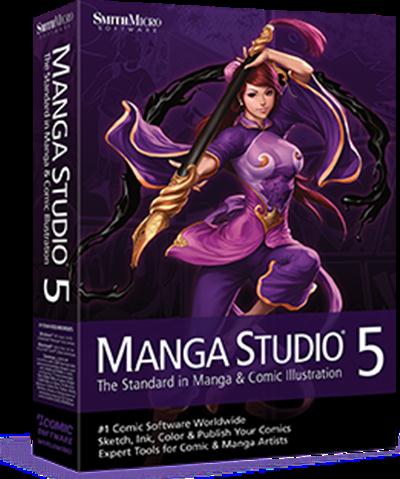 Manga Studio EX V5.0.4 with Sample Data & Material
