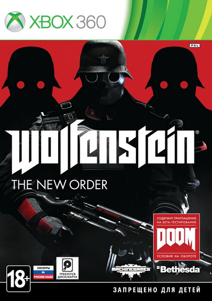 Wolfenstein: The New Order (2014/RF/RUS/Multi8/XBOX360)