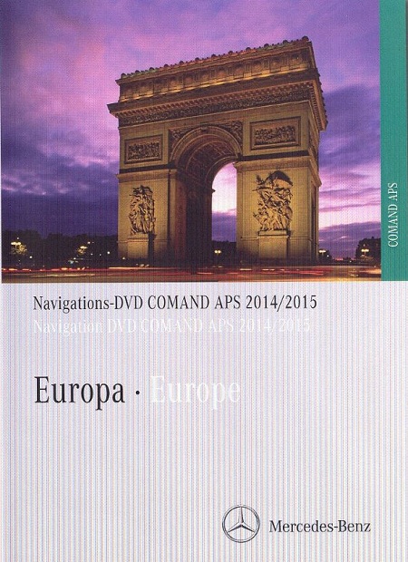 Mercedes Benz Navigations DVD COMMAND APS 2014-2015 Europe NTG1 V15 ML-NAViGON