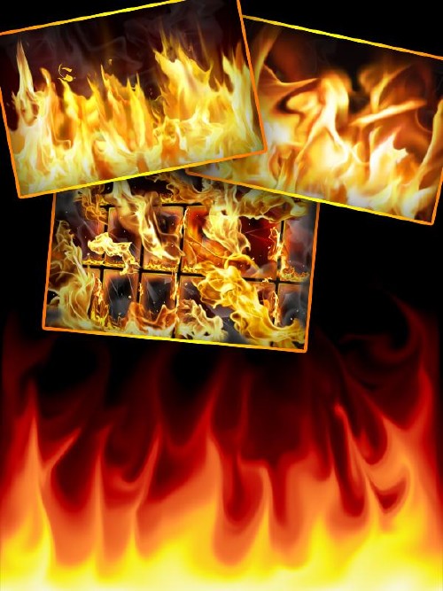 Огонь и пламя (сборник растрового клипарта)