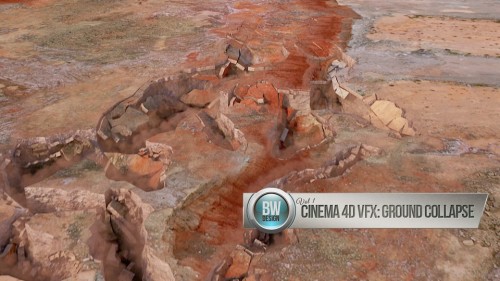 Cinema 4D VFX Volume 1: Ground Collapse