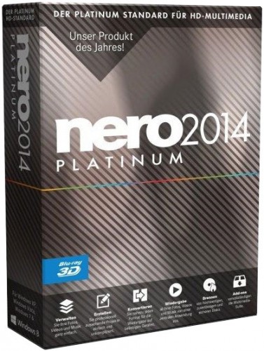 Nero 2014 Platinum, v15.0.08500 Multilingual With Content Pack