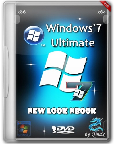 Windows 7 SP1 x86/x64 Ultimate New Look nBook by -=Qmax=- (RUS/25.05.2014)