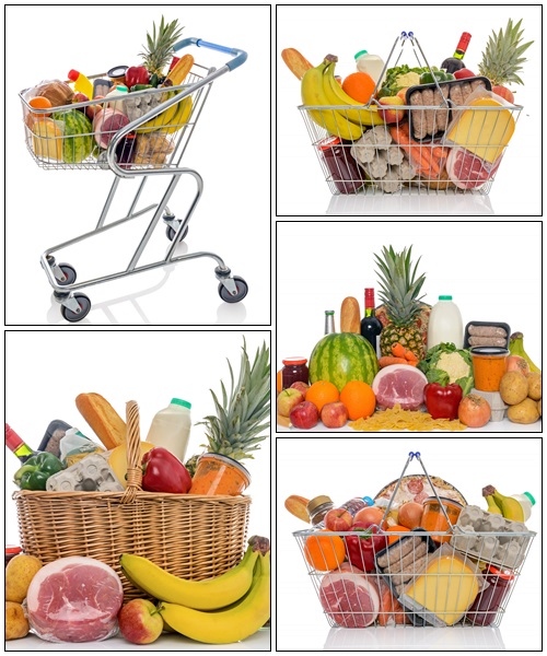 Food shopping - Stock Photo