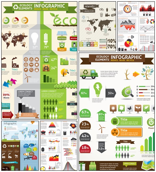 Infographics with numeration, 106 - vector stock