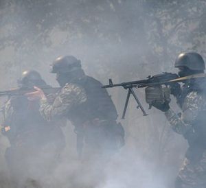 Украинские военные отбили у ополченцев блокпост в Славянске