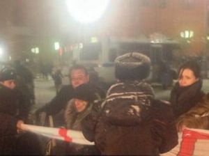 На Манежной площади задержали участников оппозиционной акции