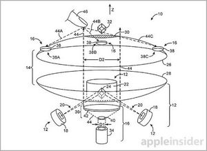 Apple получила патент на интерактивный 3D-дисплей, проецирующий изображения в воздухе