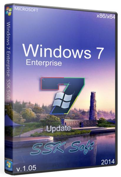 Windows 7 Enterprise Update SSK Soft v.1.05 (2014/RUS) x86/x64