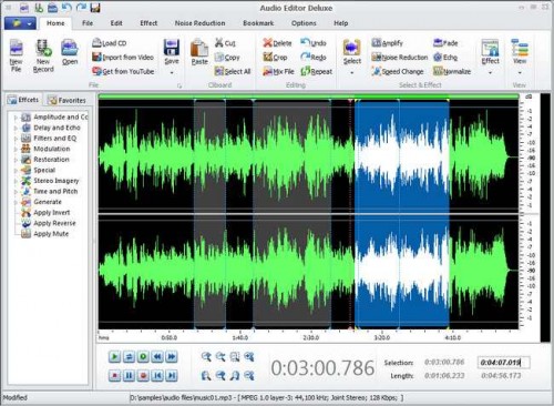 Audio Editor Deluxe 9.9.2 Portable