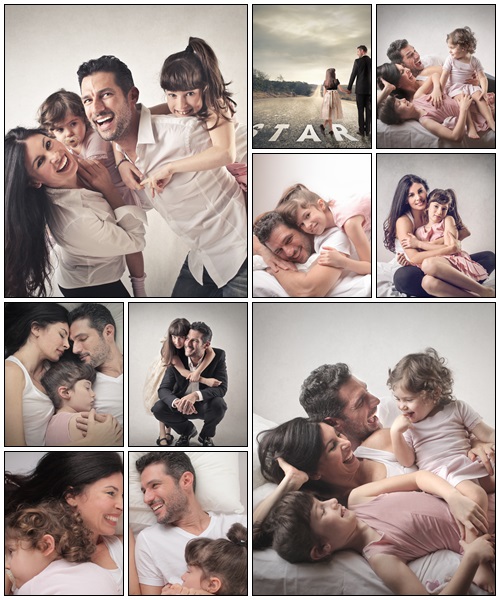 Parents and Child - Stock Photo