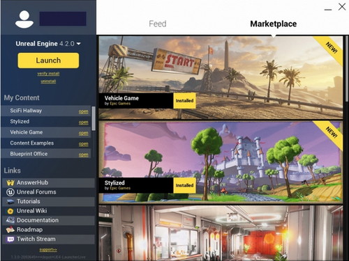 Unreal Engine 4.2 Marketplace Source Files