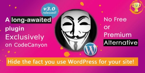 Hide My WP v3.0 - No one can know you use WordPress - WP Plugin