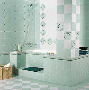 Варианты раскладки плитки в ванной: основные способы