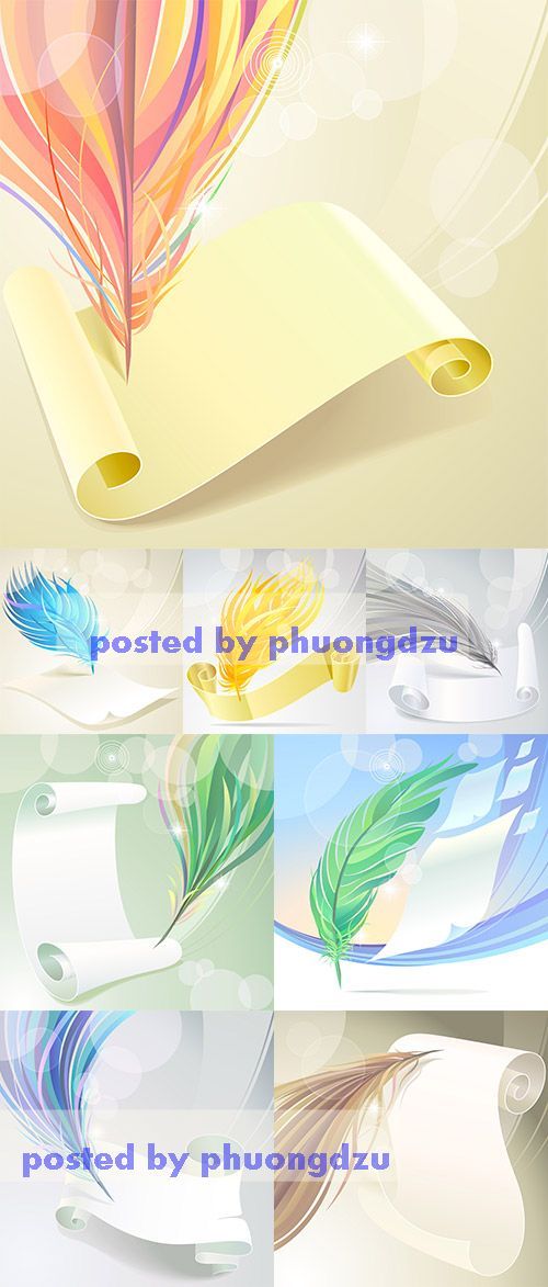 Stock: Abstract Feather Pattern Background 3