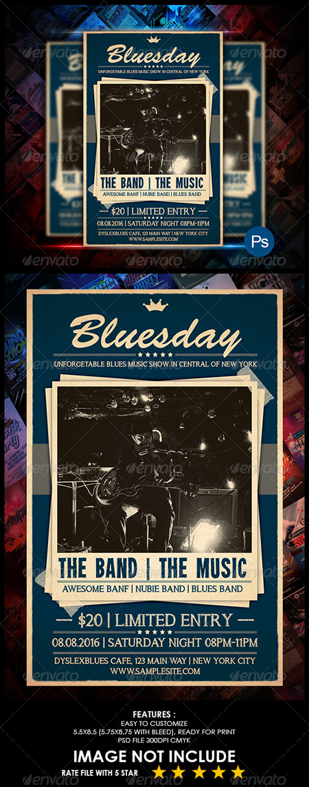 Blues Concert Flyer 5383027