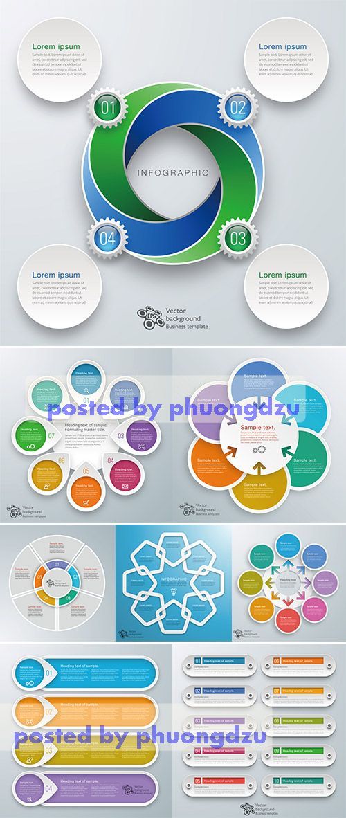 Stock: Infographics Vector Background