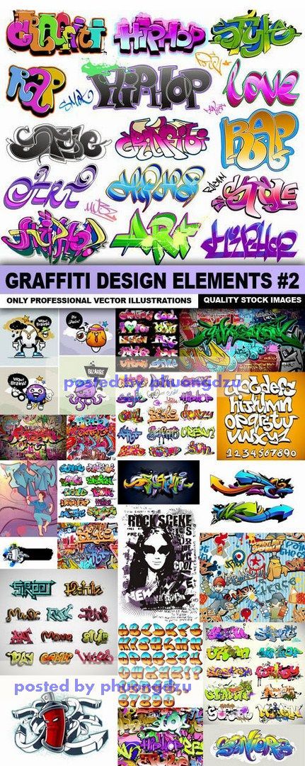 Graffiti Design Elements Vetor part 2