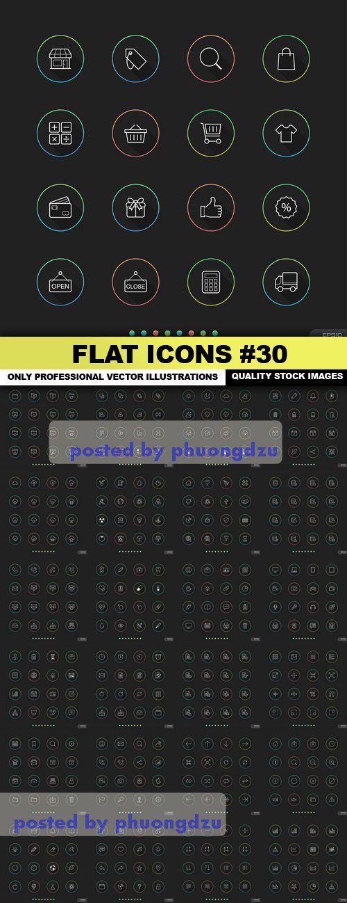 Flat Icons Vector 30