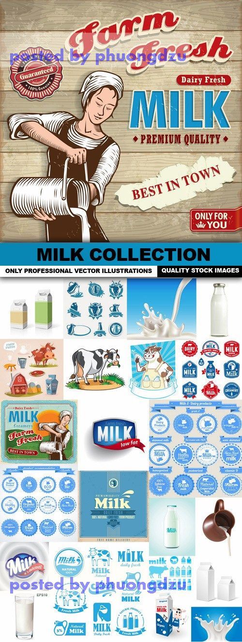 Milk Vector Collection part 1