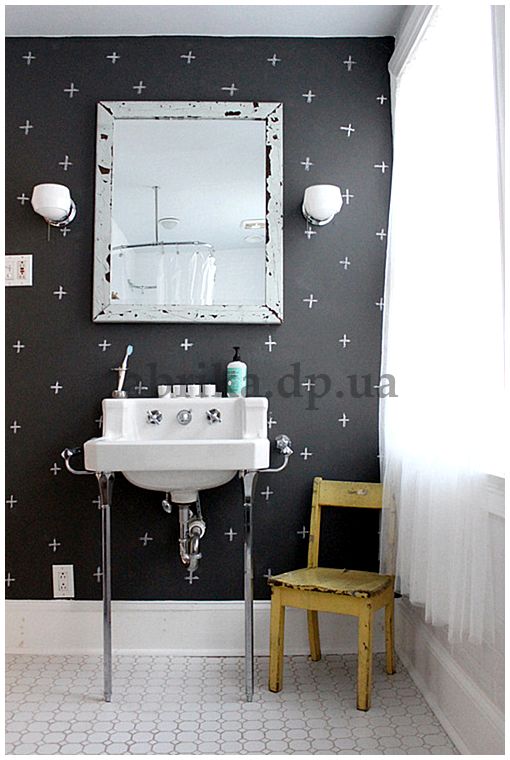Фото крашенных стен в интерьере ванной комнате