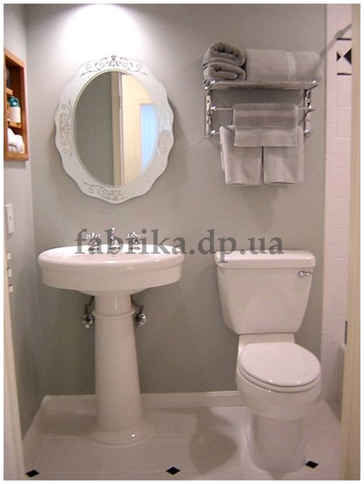 Cовременный дизайн малогабаритной ванной комнаты