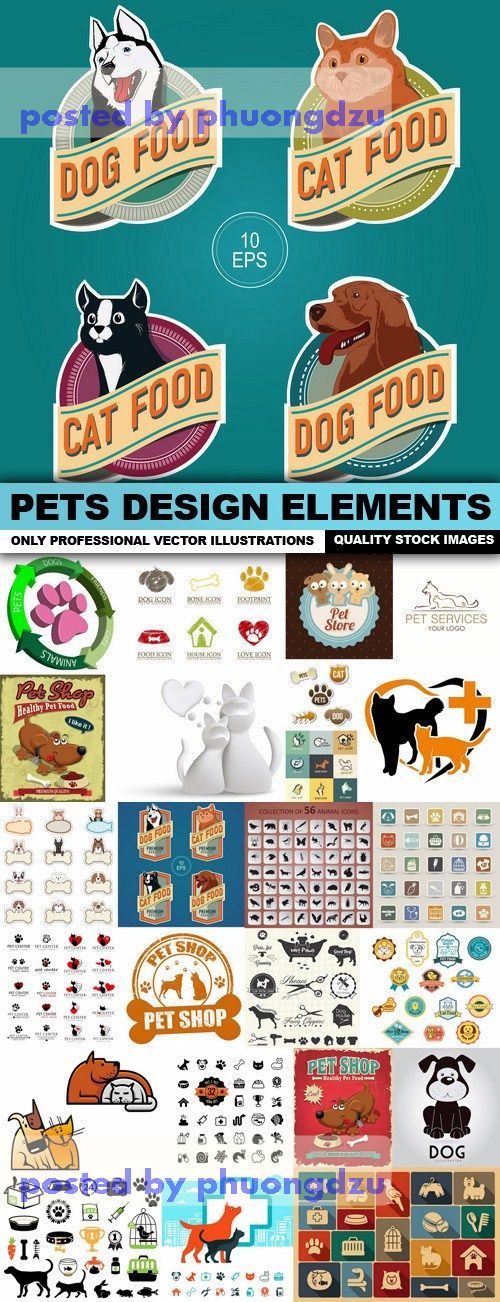 Pets Design Elements 01