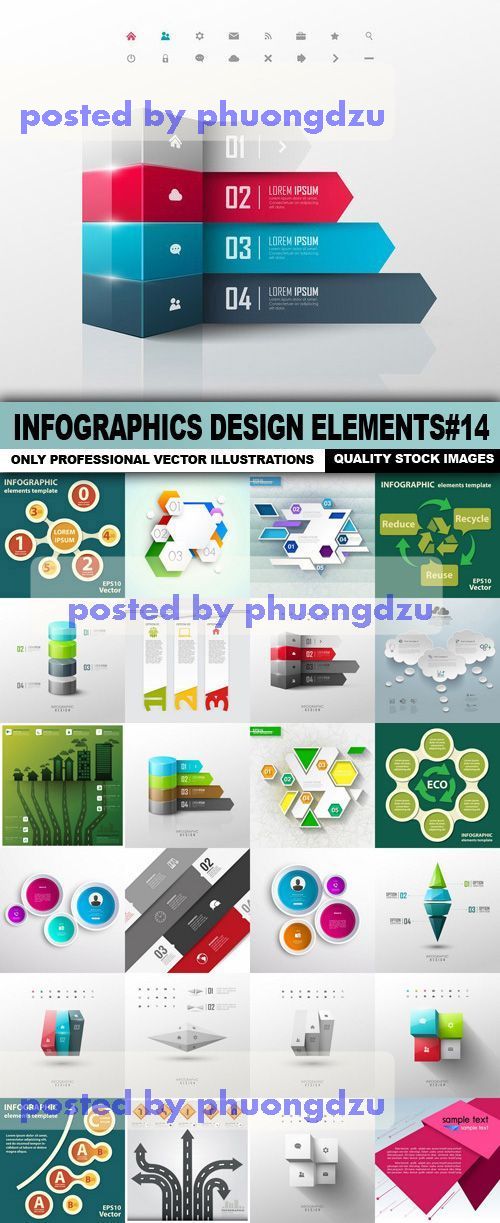 Infographics Design Elements Vector colection part 14