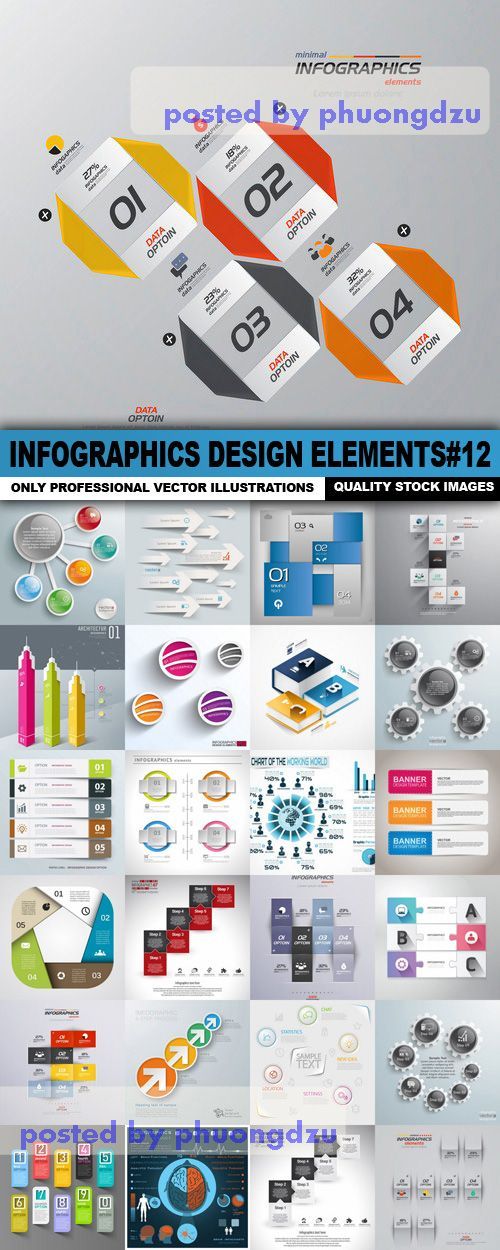 Infographics Design Elements part 12