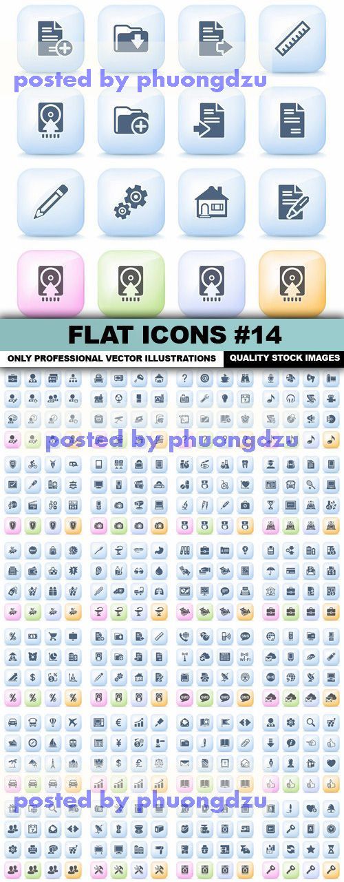 Flat Icons Vector colection part 14