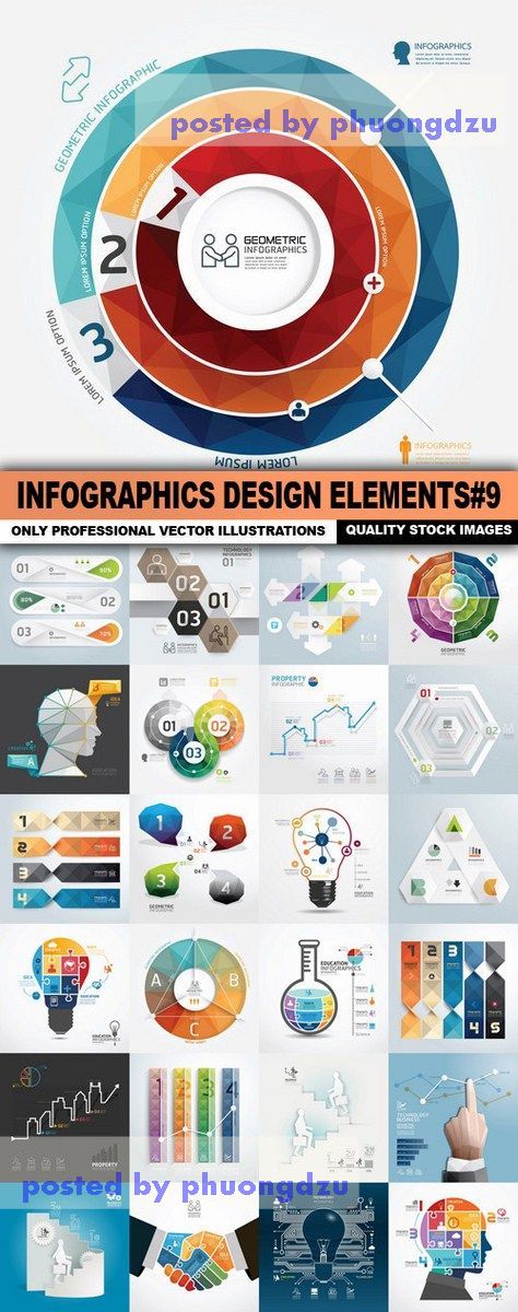 Infographics Design Elements Vector part 9