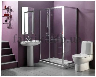 Дизайн ванной комнаты фиолетового цвета  - легко и быстро