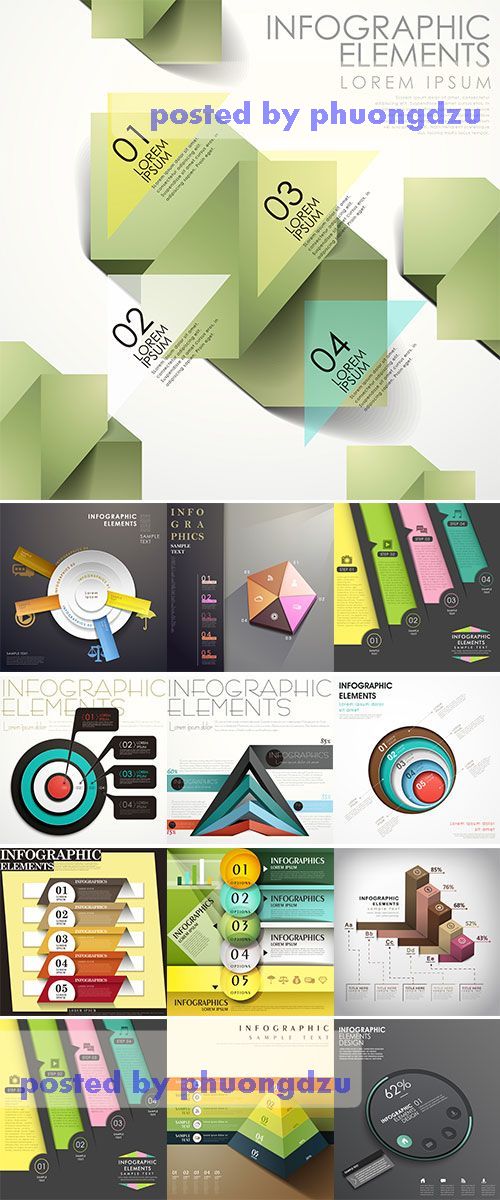Stock: abstract banner infographics vector 7