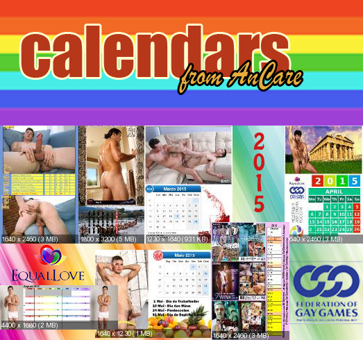 Gay Calendars 2015 /    2015  AnCare (Squirtz, NDM, EUROBOY, MEN and others) [7] [GayPhoto] [2014 ., , RUS, 84 , JPG]