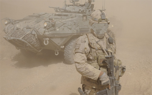 Мужской шаблон - Армия в песчаной бури