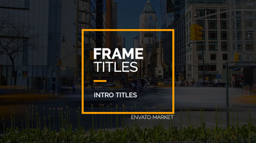 Frame Titles - Project for After Effects (Videohive)
