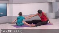 Семейная йога для детей и взрослых с Юлией Шелковиной. 1-8 занятие / Семейная йога для детей и взрослых (2014) IPTVRip